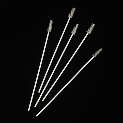 Stainless steel bottle straw brush plastic long handle nylon baby water bottle cup test tube cleaning brush supply