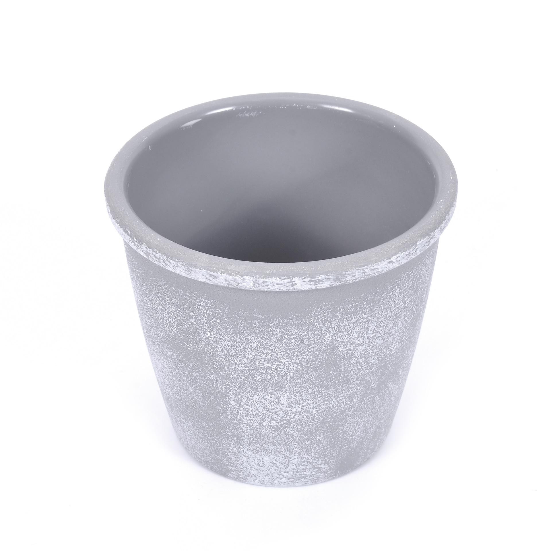 The manufacturer supplies simple Nordic retro cement round thick-mouthed tabletop potted green plant POTS and succulent flower POTS detail image 3