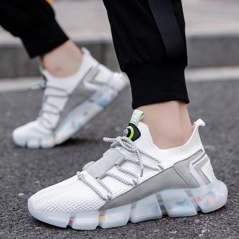 鞋子男爆米花男鞋夏季透气椰子网面运动鞋2020老爹鞋跑步百搭潮鞋