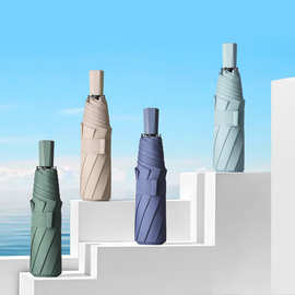 工厂晴雨两用手动雨伞 商务广告太阳伞 雨伞大量批发定可印logo制