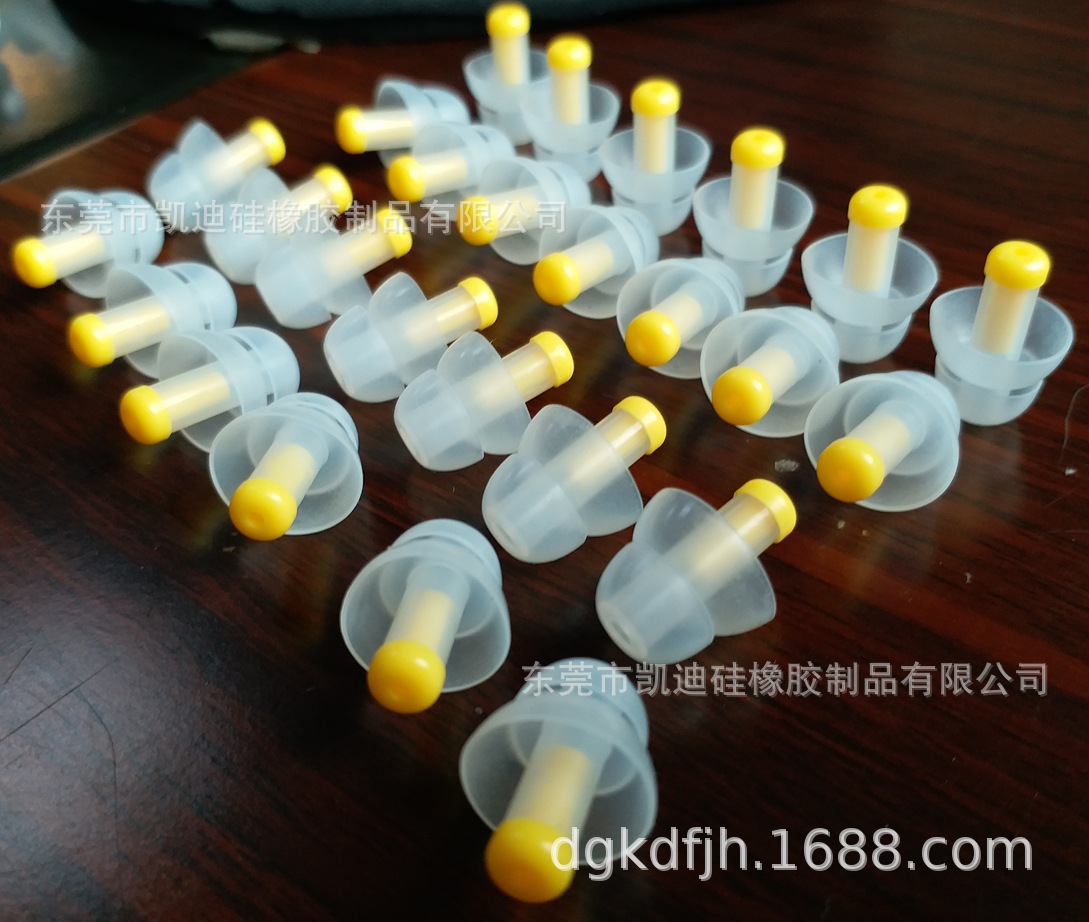 硅胶耳塞双层 子弹头双色耳塞 入耳式耳塞 助听器硅胶耳帽 低价