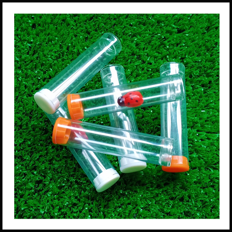 pvc透明包装管 带盖电子原件包装管透明 透明pc沉香包装管 可定制