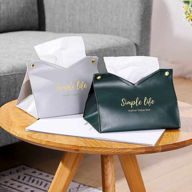 Креативные ins скандинавские бумажные бумажные сумки чехлы для домашней спальни для девочек кожаные бумажные чехлы для хранения коробки для автомобиля гостиная