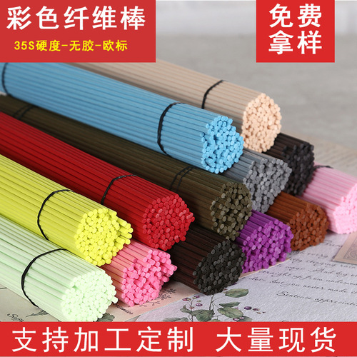 Scented Fiber Rod, Fireless Scented Oil Diffuser Sticks, Adhesive-Free Colored Scent Bars, Diffuser Sticks