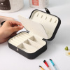 Brand cute accessory, double-layer storage box, storage system, earrings, ring, jewelry, treasure chest, gift box, Korean style