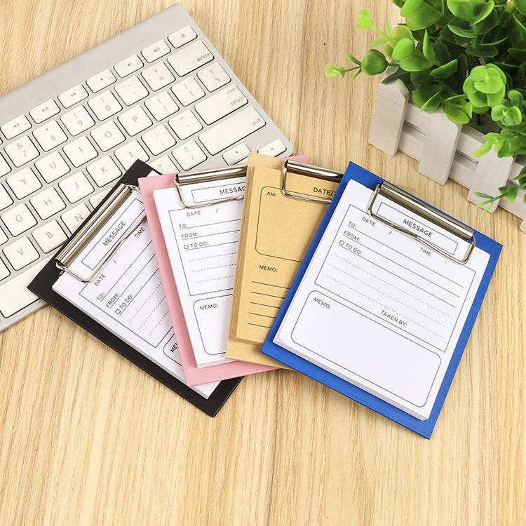 PVC菜单夹定制 餐厅菜单迷你牛皮质夹板 随身夹 便笺本定做Logo