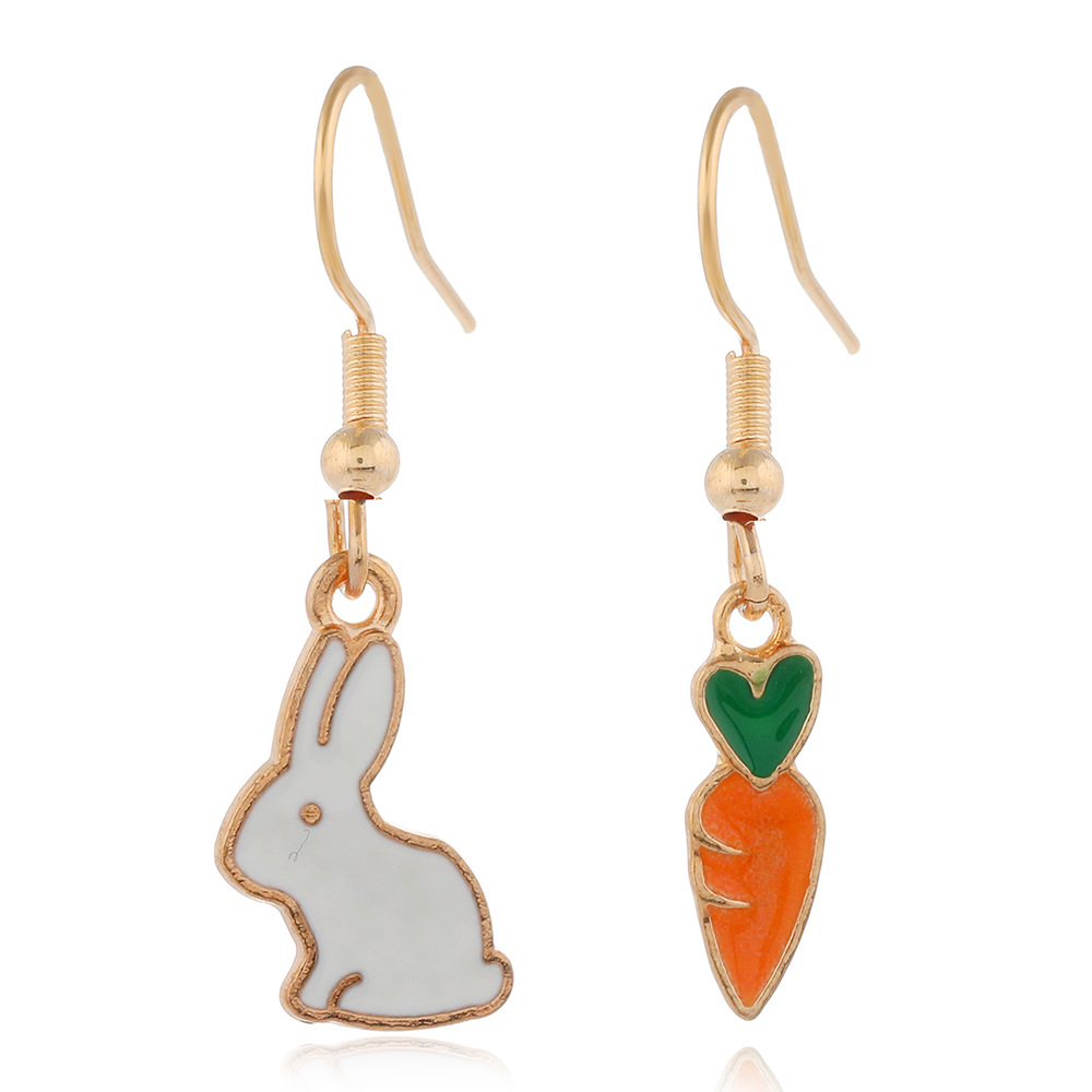 Korean Creative New Alloy Dripping Fruits Earrings display picture 10