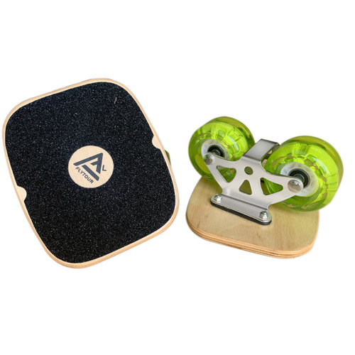 Stephanie Drift Board Maple Drift Board Full Body Support Shock Absorbing Four-Wheeled Separate Skateboard for Adults and Children