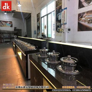 酒店自助餐厅定制大理石自助餐台 可移动布菲台设计生产厂家-阿里巴巴