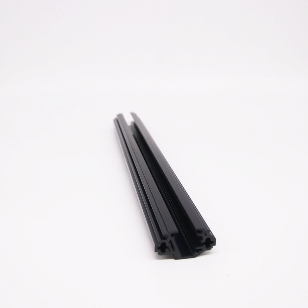 Perfil de PVC extruido, tira larga de plástico, ranura engrosada para accesorios electrónicos, ranura de plástico de PVC extruido image 1