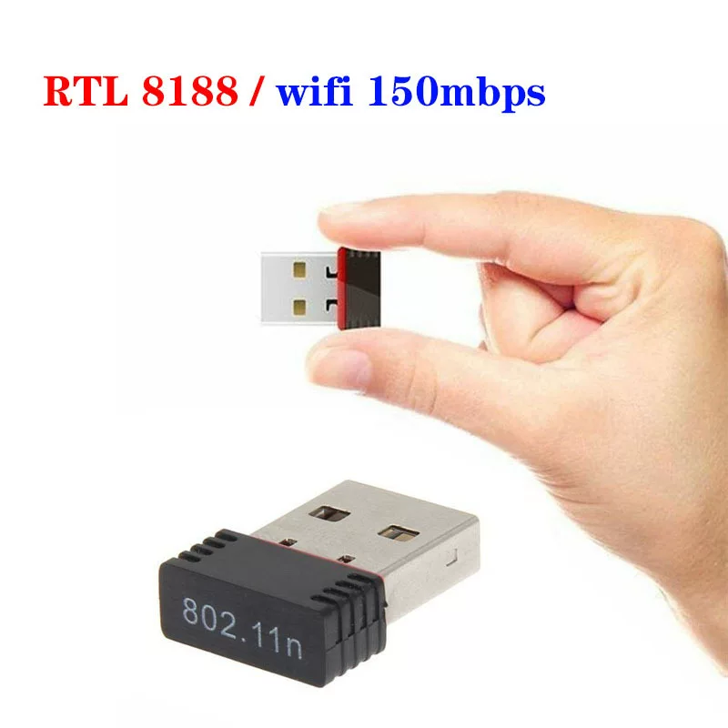 USB сетевая карточка RTL8188 мини беспроводная маленькая сетевая карта компьютерный порт приёмник WIFI передатчик 7601