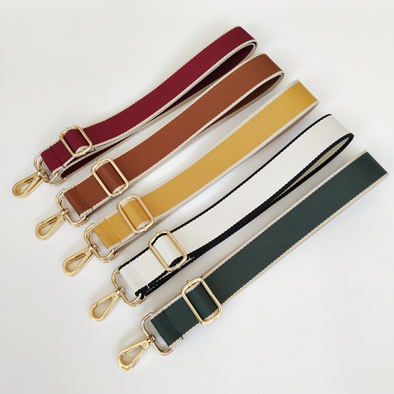 Nylon Material Color Block Pattern All Seasons Nylon Color Block Sling Strap