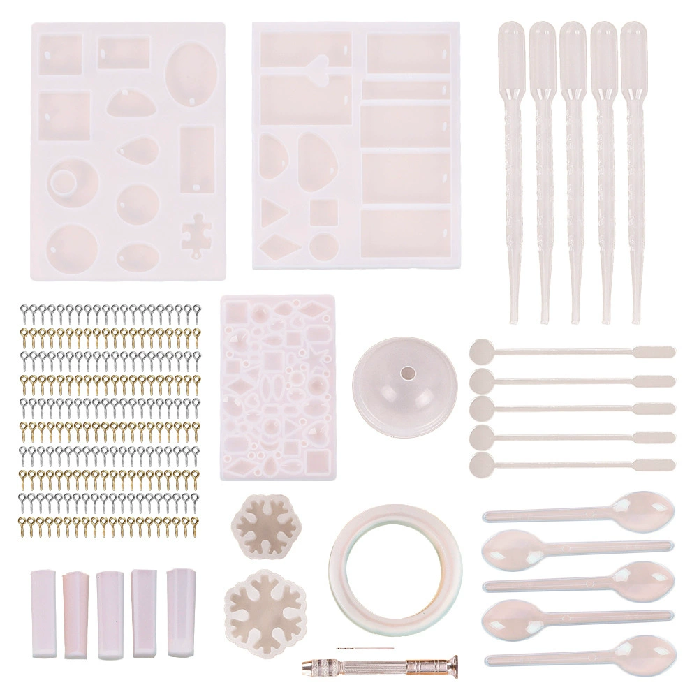 Tools set, decorations, pendant, silicone mold, drill, pipette, 127 pieces, wholesale