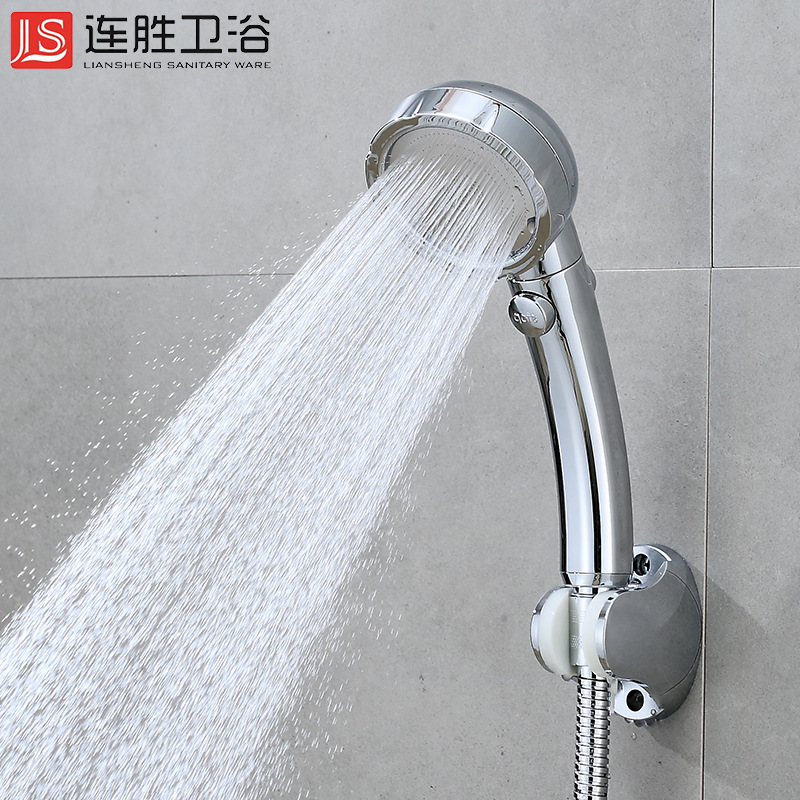 抢新花洒套装 负离子花洒 雨淋花洒热卖新品电镀节水不锈钢出水