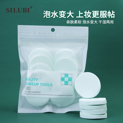 Sulubi Round Cosmetic Puff for Photo Studios, Fine Texture That Doesn’t Absorb Powder—10-Piece Pack, Perfect for Water Soaking—Ideal for Cross-Border Buyers