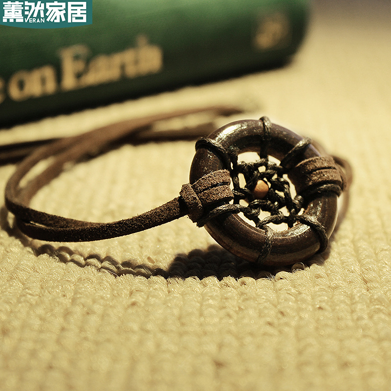 Retro Log Necklace Fill MONTERNET resin Bracelet Arts and Crafts gift Catalog exquisite Wood Products XR092