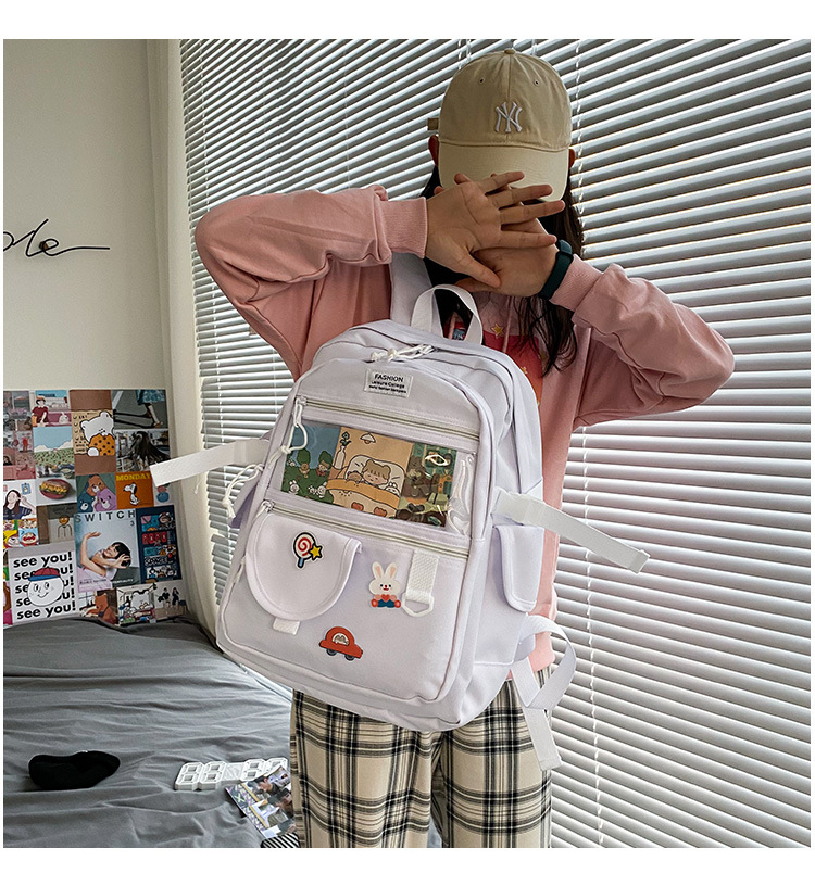 Cute Transparent Funny Soft Backpack display picture 14