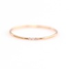 Minimalistic ring, wish, 14 carat