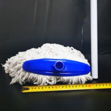 大号拖把40CM宽头纯棉线工厂酒店家用墩布手拧老式吸水加厚拖把