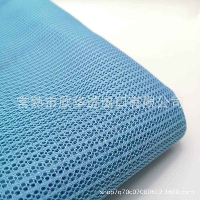 双面网孔网布床垫枕头3D三明治网眼布舒适透气3D网布床垫枕头网
