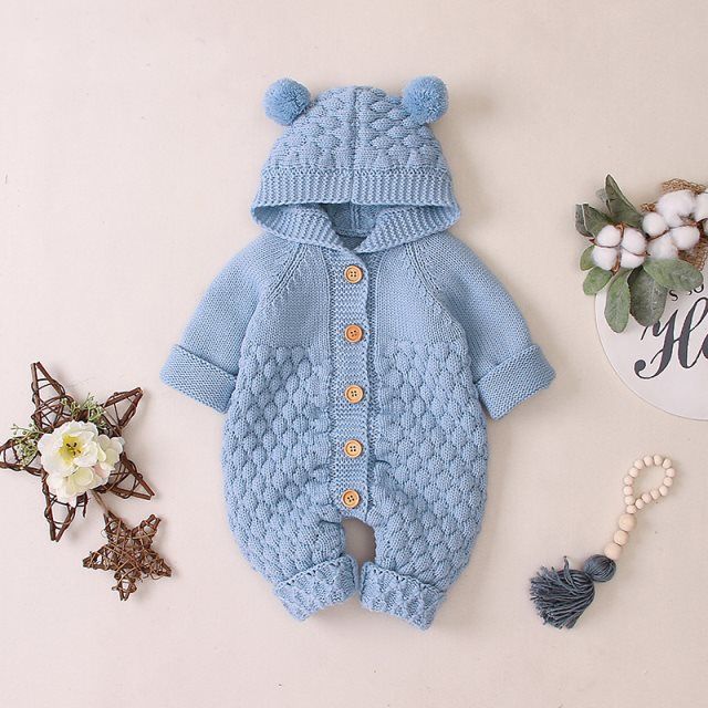 Cute Solid Color Cotton Baby Clothes display picture 5