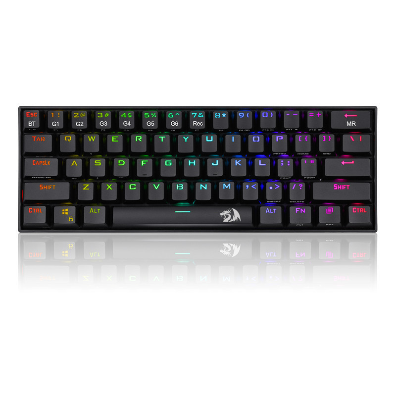 Red Dragon Redragon K530RGB mechanical keyboard laptop wired Bluetooth Dual Mode small mechanical keyboard