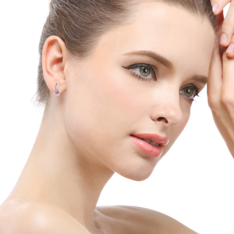 Estilo coreano s925 pendientes de plata chapados en oro 2021 moda nueva flor pendientes creativos pendientes elegantes de las mujeres al por mayor