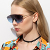 Trend sunglasses suitable for men and women, retro glasses, European style, gradient