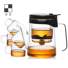 邦田BP05-550ml 長嘴飄逸杯耐熱玻璃茶壺 過濾內膽泡茶壺廠家直銷