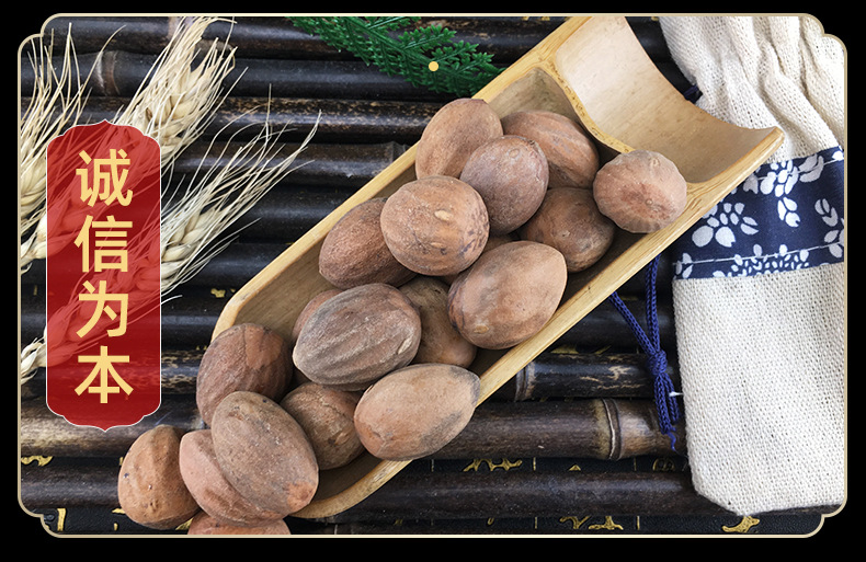 Dried Torrey Seeds Fei Zi 榧子 Raw Chinese Herbal Seeds Sun Dried Culinary and TCM Use 500g in use