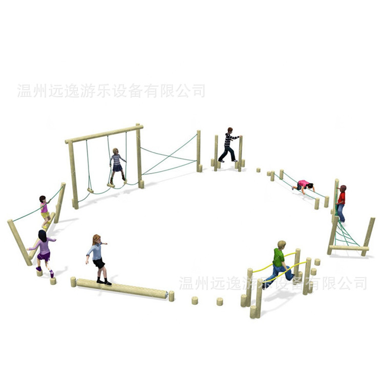 Forest Ecological Park jungle expansion equipment Wooden children…