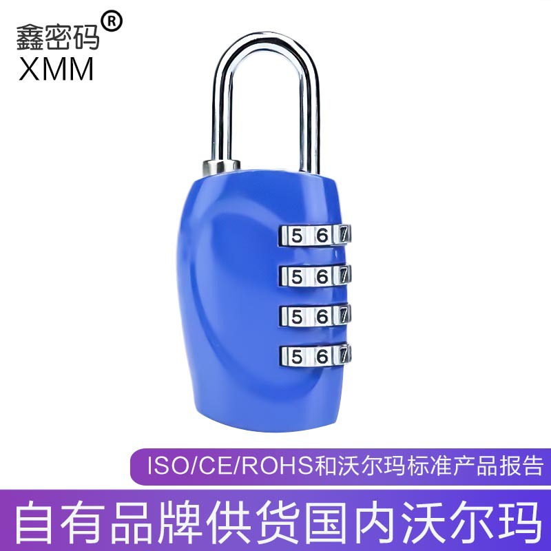 Selling goods in stock Mechanics Password lock chain knapsack Locker Lock Kirsite Password lock factory wholesale