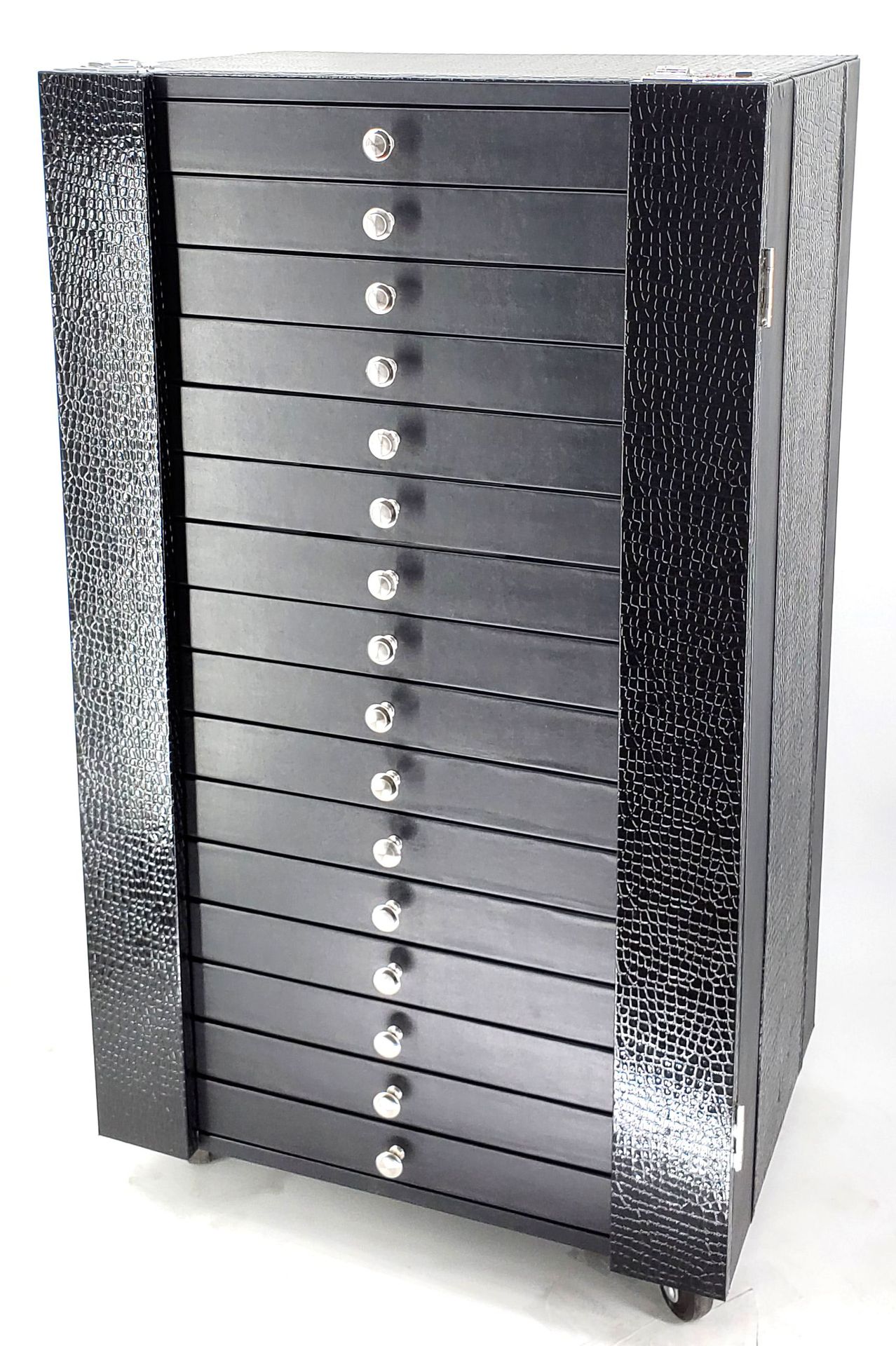 眼镜展示柜 落地立式眼镜收纳柜 眼镜展示陈列柜 密码保险眼镜柜