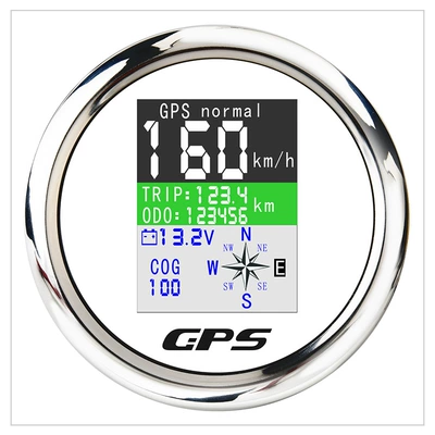 automobile instrument 12/24V Speedometer Marine Yacht - cx8050-white-plate