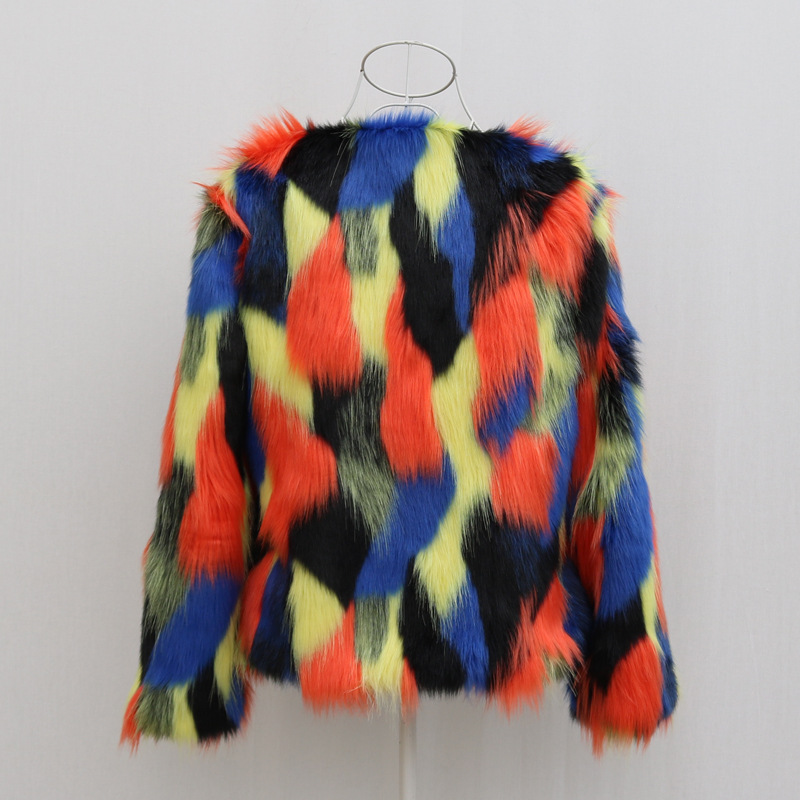 Women's Clothing Autumn and winter new fox fur coat short women's Korean style slim Haining raccoon fur coat casual_voghion.com