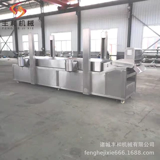鱼豆腐生产油炸流水线 鸡排鸡块上浆上粉油炸流水线 厂家供应
