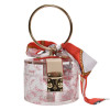 Acrylic shoulder bag, fashionable bucket, ring, box, internet celebrity, 2022, Korean style, wholesale