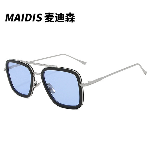 Jett 8071 Avengers 3 Iron Man Sunglasses Downey's Same Style Polarized Sunglasses Spider-Man Heroes Expedition Glasses