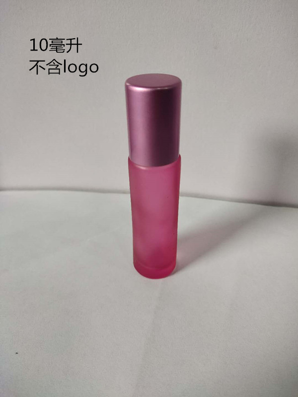 Doterui 10ml botella de bola de rodillo esmerilado colorido botella de cuentas botella de aceite esencial de vidrio botella de aceite de labios botella vacía entrega de fábrica