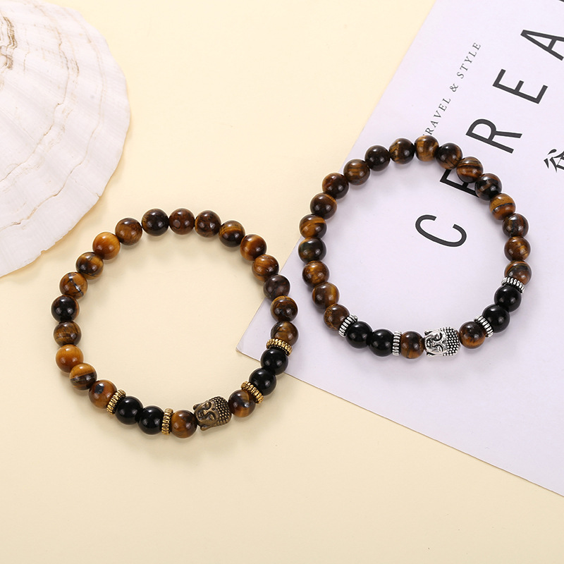 wholesale jewelry tigeru0027s eye stone beaded bracelet nihaojewelry