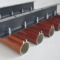 厂家供应 木纹吊顶铝装饰管 氧化空心铝圆管 型材铝装饰管