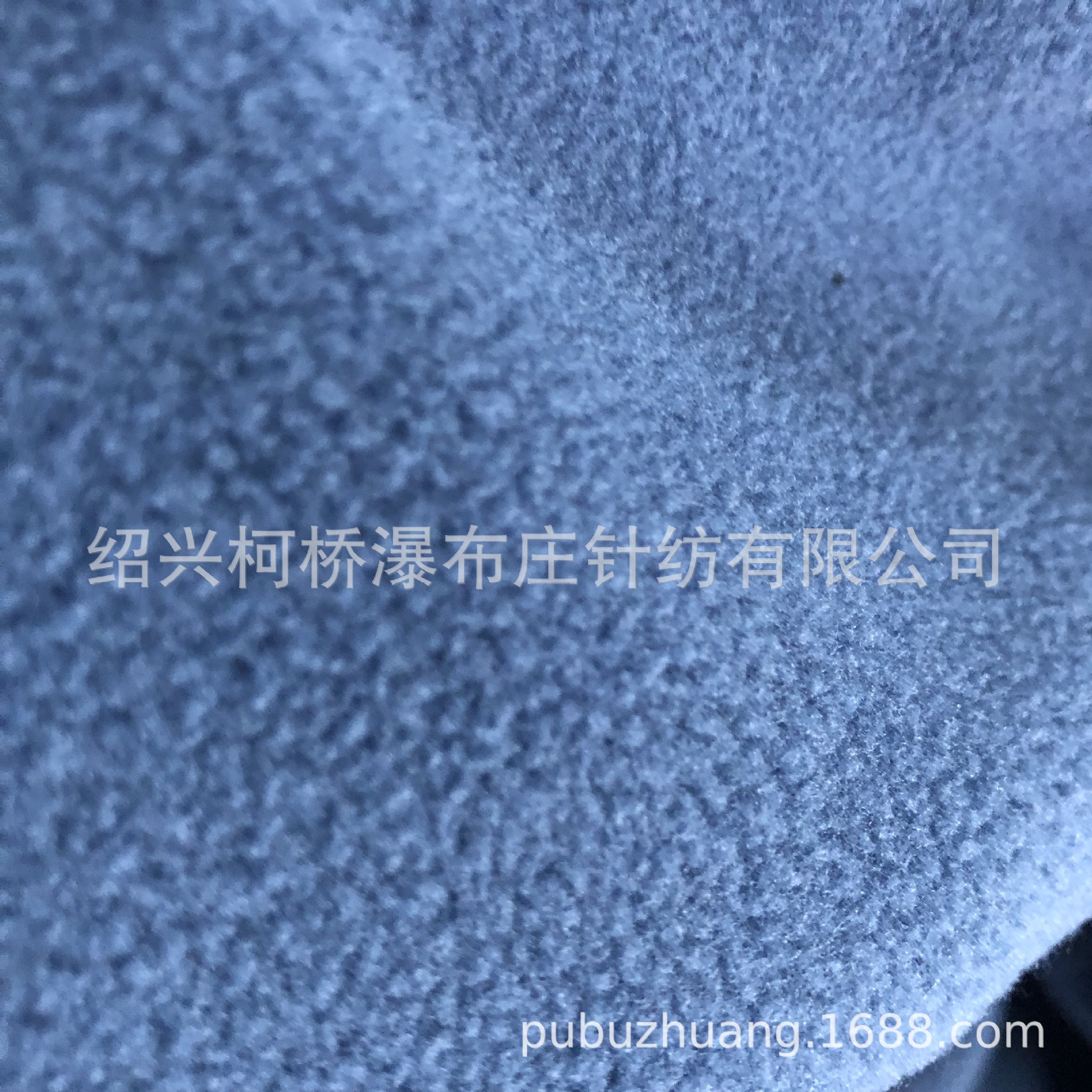 厂家直销针织全涤再生摇粒绒面料 RECYLE