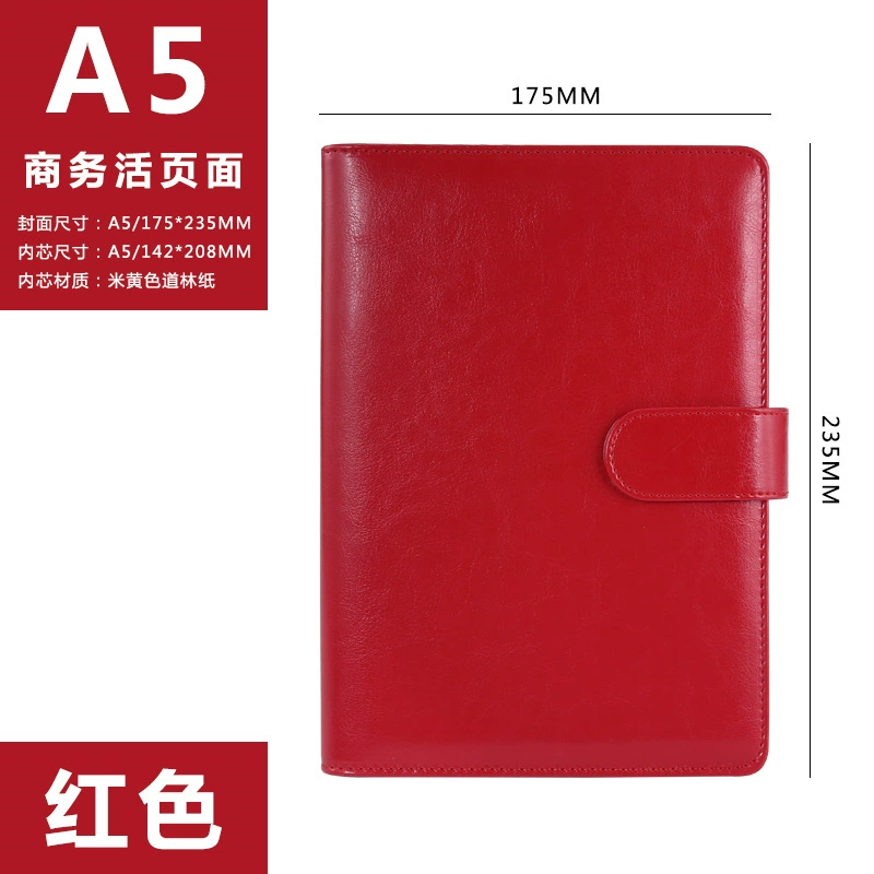 Laptop, book, polyurethane notebook, new collection, business version, tear-off sheet