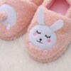 Keep warm slippers, demi-season cartoon plush children's rabbit, new collection