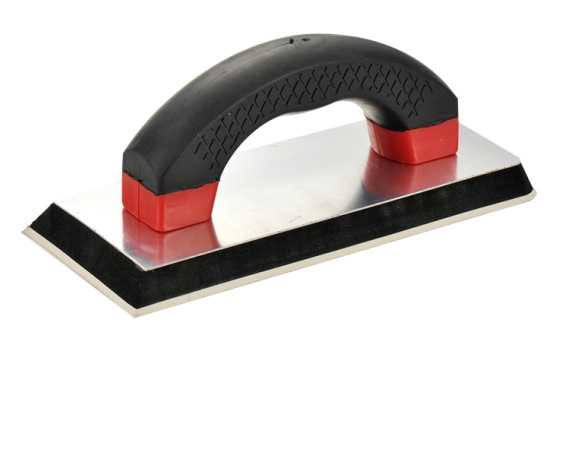 厂家供应双色手柄塑料毛毡抹泥板抹子 建筑工具