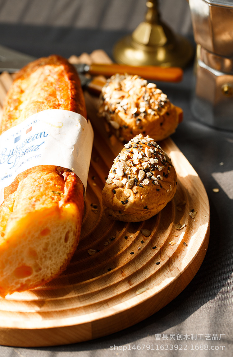 日式木质砧板榉木实木创意隔热垫家用水果蛋糕托盘寿司面包板菜板