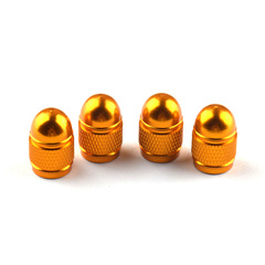Colorful Car Tire Aluminum Bullet Head Valve Cap Modification Car Valve Cap Sedan Dustproof Cap