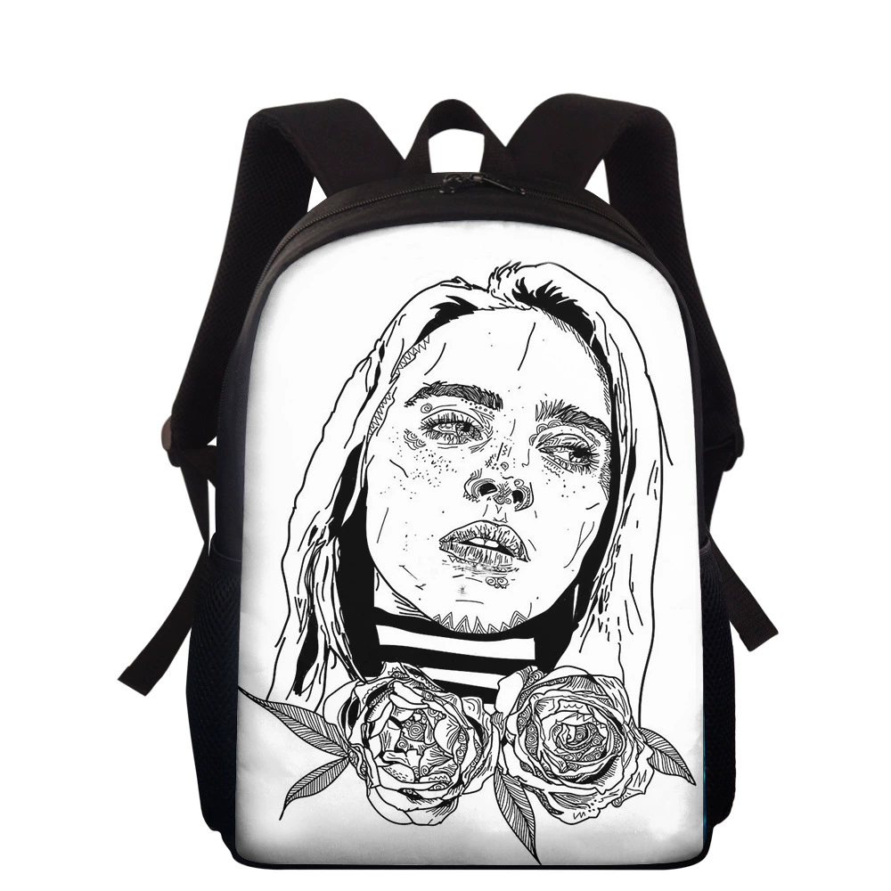 Иностранная торговая поставка рюкзак Billie Eilish европейско-американский студенческий школьный рюкзак для книг на заказ учебный рюкзак