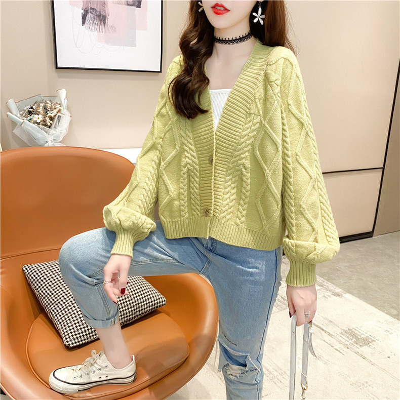 women s solid color loose knitted cardigan nihaostyles clothing wholesale NSBY76912