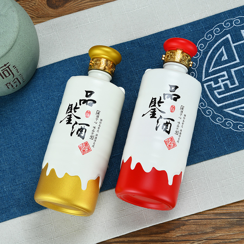 Manufactor High-end The wine bottle judge Words goods in stock The wine bottle White wine bottle empty bottle Spraying The wine bottle Private customized